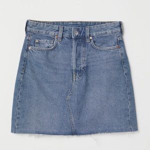 Denim miniskirt